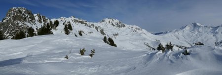 Panorama du Grand Mas au Cheval Noir.
