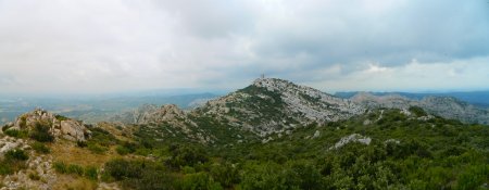 Panoramique du sommet des Opies.