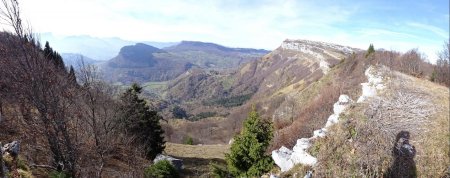 Mont de la Croix : le Peney, le Nivolet et Margériaz
