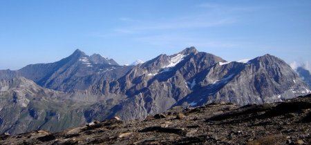 Grande Sassière, Mont Blanc, Tsanteleina.