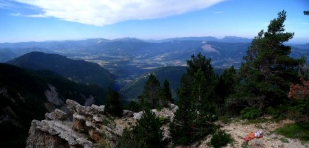 Panorama vers sud-ouest