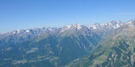 Belvédère au sommet : Puy St Vincent - Vallouise.