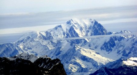 Zoom sur le Mt Blanc 