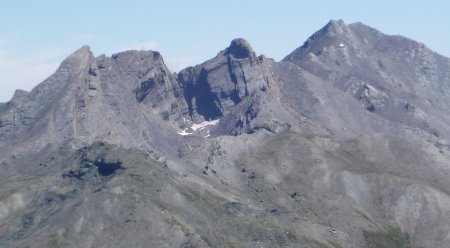 Zoom sur le Pain de Sucre, le Pic d’Asti et le Mont Aiguillette