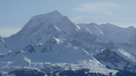 Vers le Mont Pourri, au zoom.