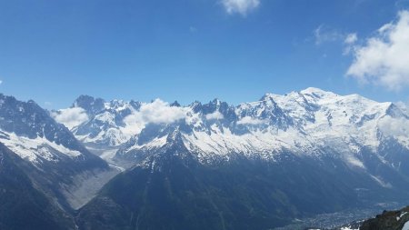 Aiguilles de Chamonix et Mont-Blanc