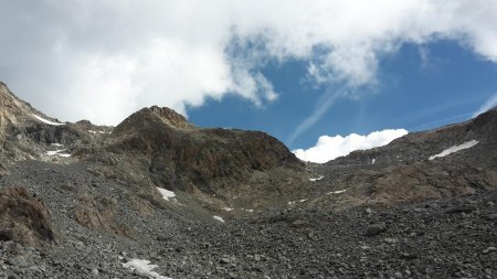 Vers le Col du Glacier Blanc.