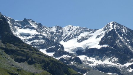 Glacier et Dôme des Platières.