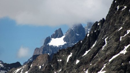 La Meije : au fond le glacier Carré.