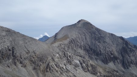 Le Mont Chaberton et au centre droit la Punta Rognosa