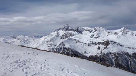 Le Grand Rochebrune, l’Escalinade  et la Turge de la Suffie.