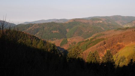 La vue en montant au Weißkopf.