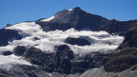 L’Albaron et le glacier des Évettes.