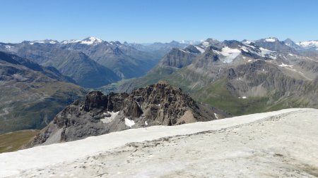 Sommet de la Pointe des Arses, glacier de Méant Martin vallée de Bonneval