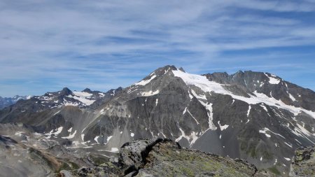 Aiguille de Polset et glacier de Gébroulaz
