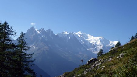 Aiguilles de Chamonix, Aiguille du Midi et Mont Blanc