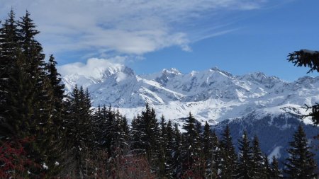 Mont Blanc, Aiguilles de Tré la Tête et des Glaciers