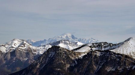 Trélod, Arcalod et Mont Blanc