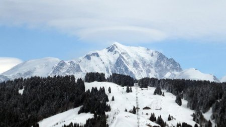 Retour à la Penne et sa vue Mont Blanc