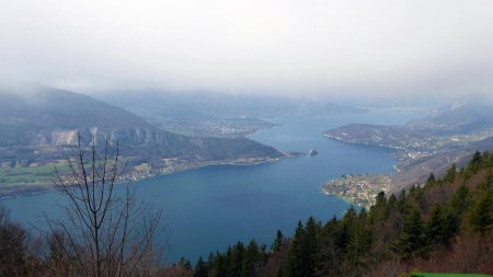 Lac d’Annecy, vu du col de la Forclaz