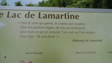 Poème de Lamartine (sur la table d’orientation)