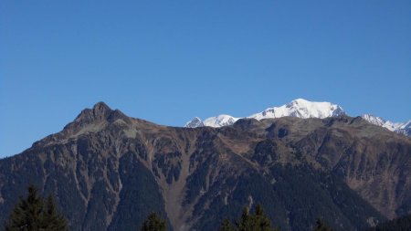 Pointe d’Outray et Mont Blanc