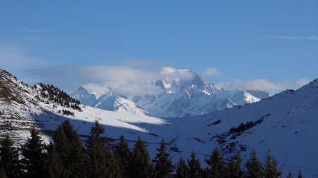 Mont Blanc et col de la Bathie