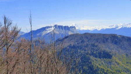 Mont Charvet, Dent d’Arclusaz, Mont Blanc