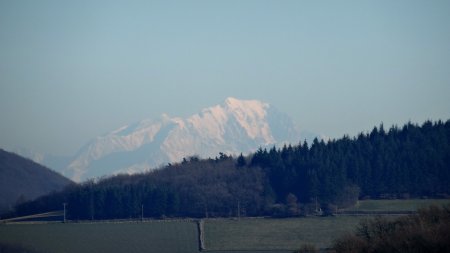 Mont Blanc au zoom.