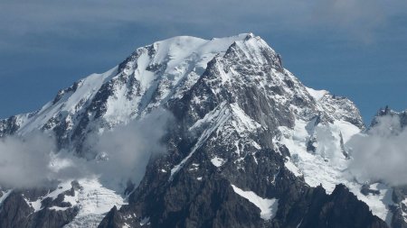 Mont Blanc, face sud-sud-ouest. 