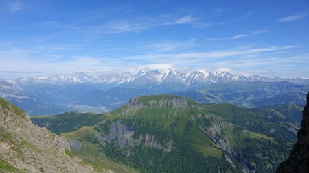 Dernier regard vers le Mont Blanc.