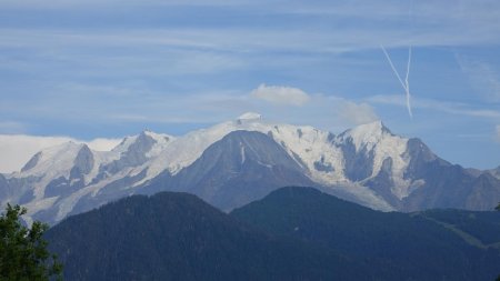 Le Mont Blanc vu du Coudray.