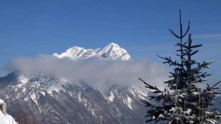 Aiguilles du Mont et Mont Charvin (1000m plus haut)