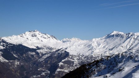 Grand Pic de la Lauzière, col de la Madeleine, Grand Mont , Cheval Noir