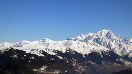 Dzonfié, Crêt du Rey, Mont Blanc