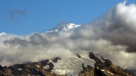 Brève vue sur le Mont Blanc