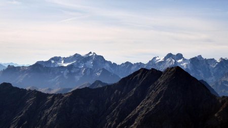 Montagne des Agneaux, Pelvoux...et Aiguille d’Argentière