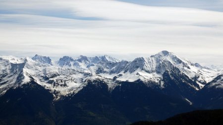 Aiguille du Grand Fond, Brèche de Parozan, Pointe de Presset, Roignais, Grand Mont