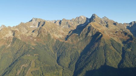Vers le Pic de la Grande Valloire et le Rocher d’Arguille.