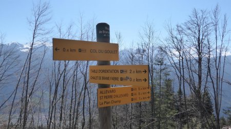 Route de Brame Farine (panneau)