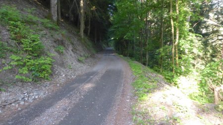 Route vers le Châtelard
