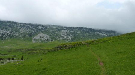 A l’approche du Chalet de l’Alpe