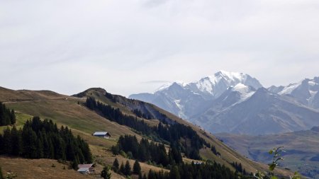 Retour, Mont Clocher et Mont Blanc