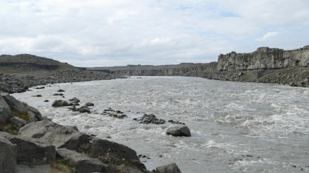 La rivière Jökulsá á Fjöllum, une belle rivière typique du pays.