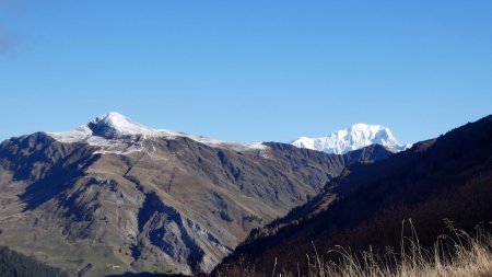 Pointe du Riondet et Mont Blanc