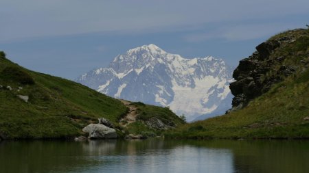 Et le Mont Blanc en toile de fond ne gâte rien.