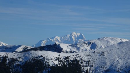 Au col de l’Occiput, Mont Blanc