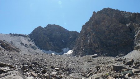 Le Bric de Rubren et le glacier rocheux du Loup
