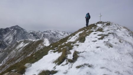 Le final vers le sommet de l’Enclause (2712m) et sa croix sommitale