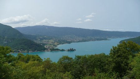 Autre vue sur le lac d’Annecy ... 